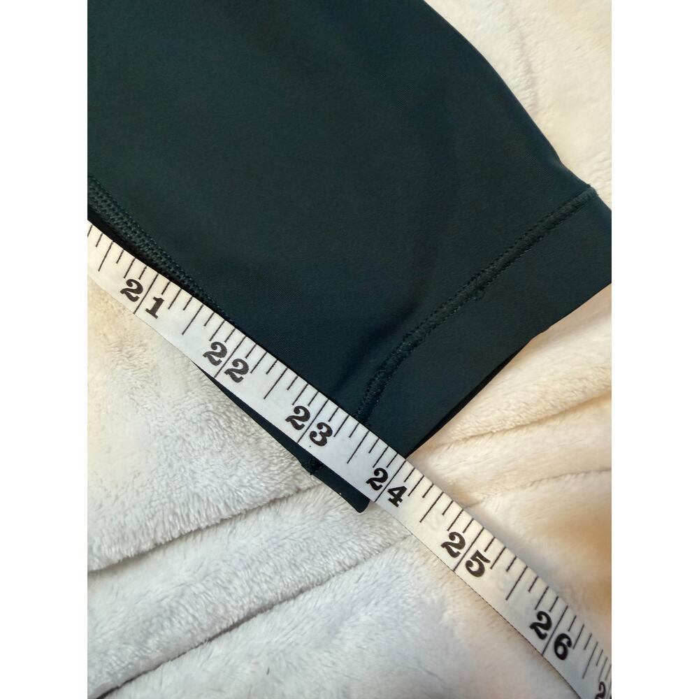 Athleta Leggings Interval Stash 7/8 Forest Dark Green Pockets Tights XS - Picture 3 of 7